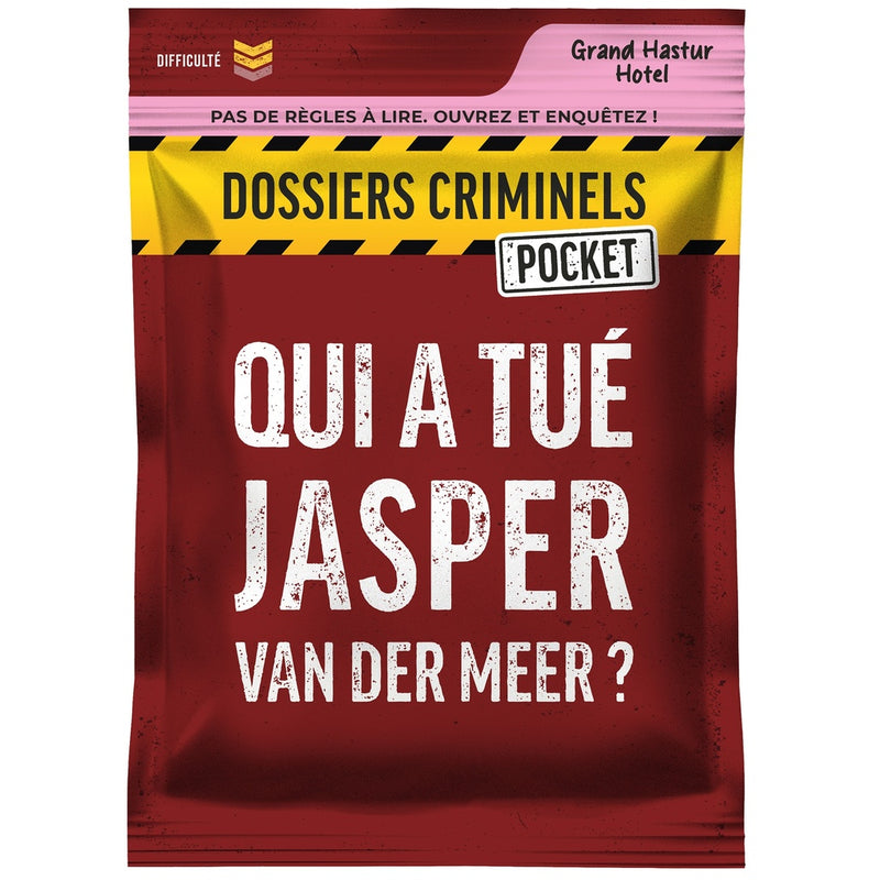 Dossiers Criminels Pocket : Qui a Tué Jasper Van Der Meer? FR