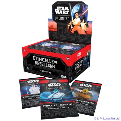 Star Wars : Unlimited Étincelle de Rebellion - paquet boosters (FR)