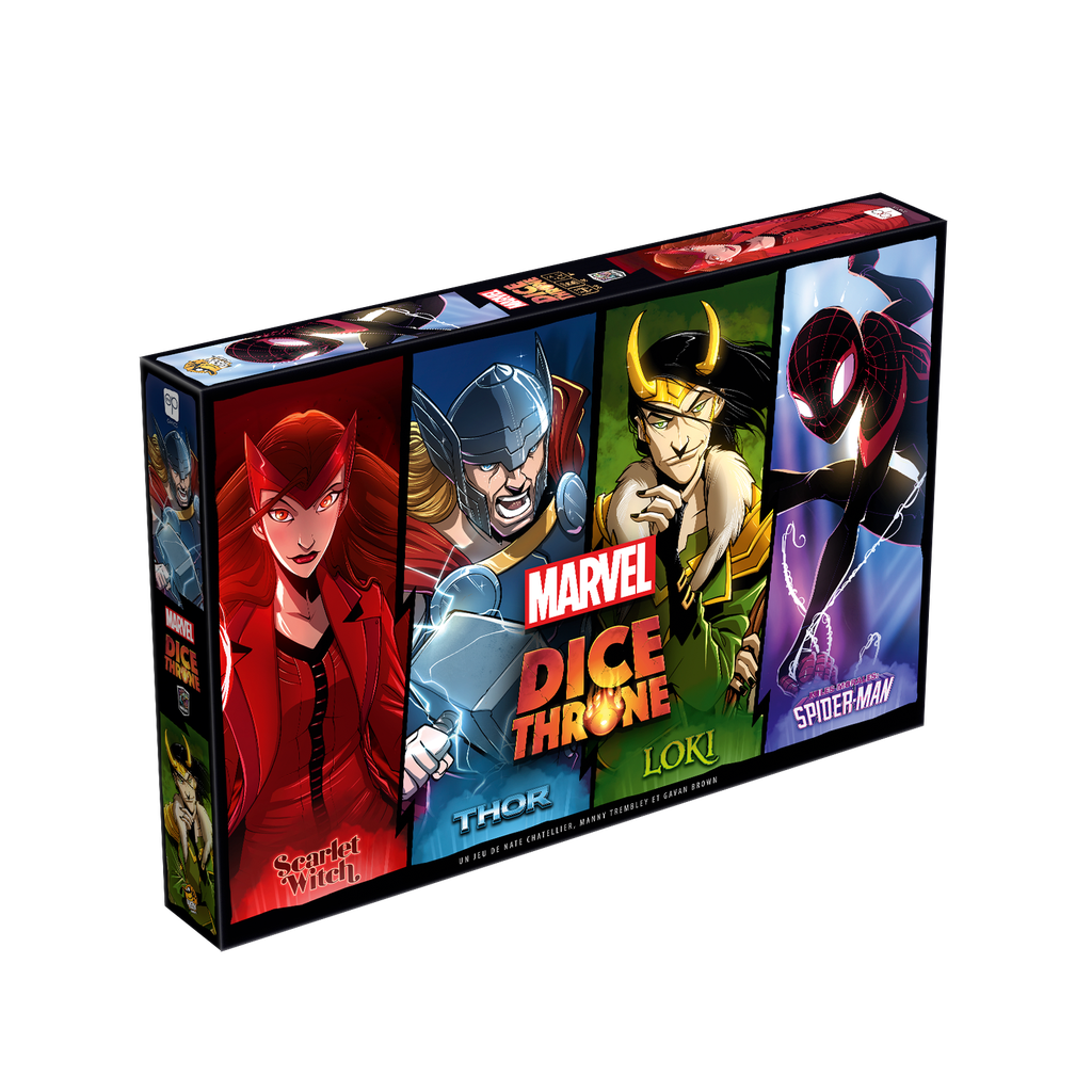Marvel Dice Throne - Scarlet Witch vs Thor vs Loki vs Spider-Man (FR)