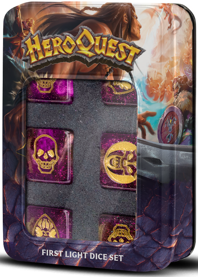 HeroQuest - First light D6 dice set (EN)