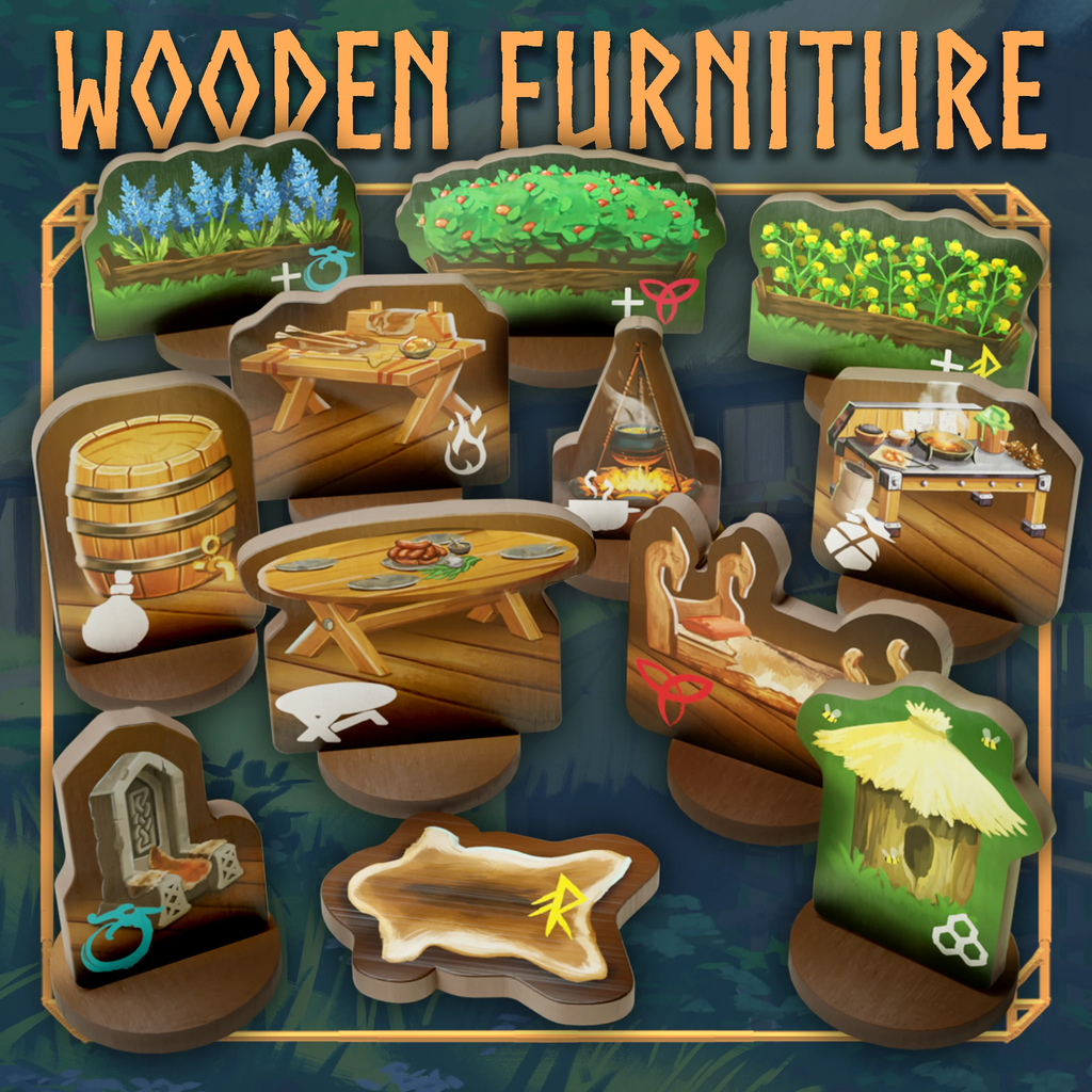 Valheim wooden furniture pack (EN)