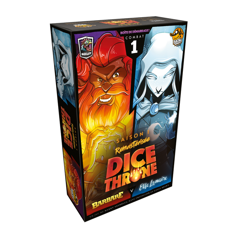 Dice Throne Saison 1 - Barbare contre Elfe Lunaire (1) (FR)