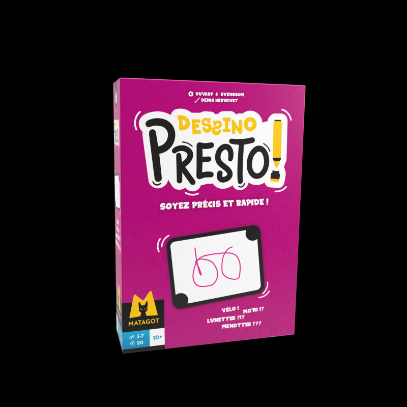 Dessino Presto ! Cover 3d 89449 - Images - Dessino Presto ! (2022) - Jeux  d'Ambiance 