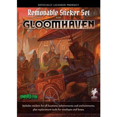 Gloomhaven Removable Stickers Set