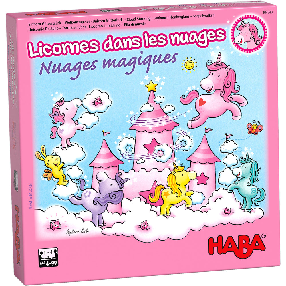 Licornes dans les nuages nuages magiques