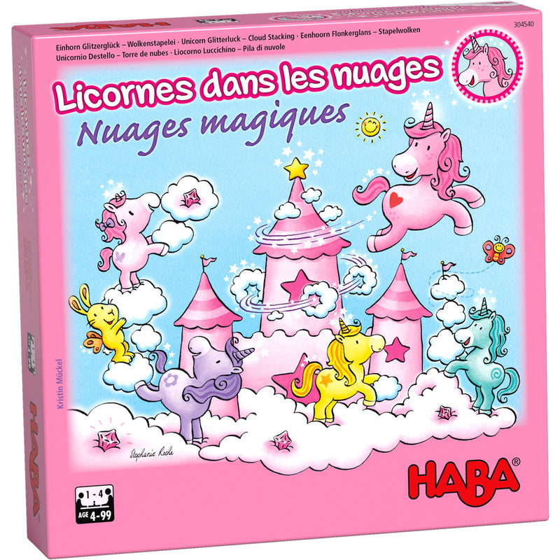 Licornes dans les nuages nuages magiques