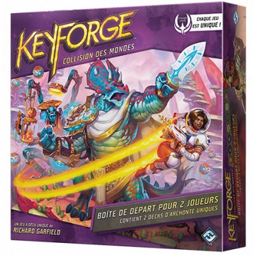 Keyforge Collision des Mondes Starter pour 2 joueurs