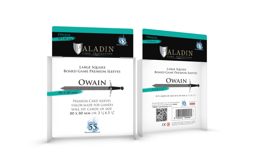 Paladin - protection de cartes premium: Owain - 82x82 (ML)