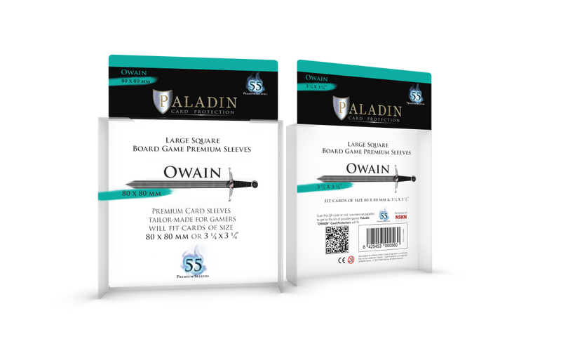 Paladin - protection de cartes premium: Owain - 82x82 (ML)