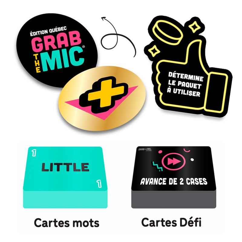 Jeu Grab the Mic - Extension Édition Québec (FR)