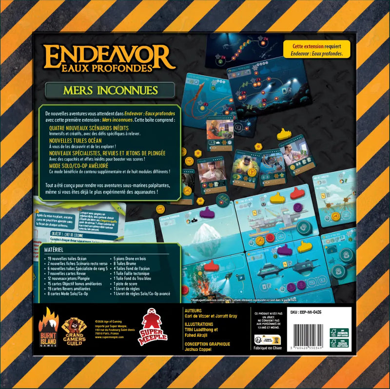 Endeavor : Eaux Profondes - Ext. Mers Inconnues (FR)