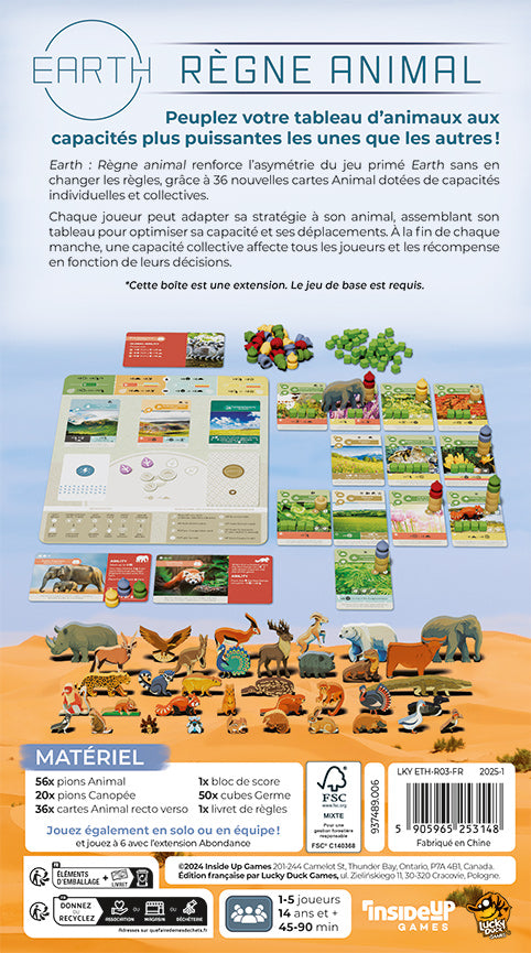 Earth - Extension Règne Animal  (FR)
