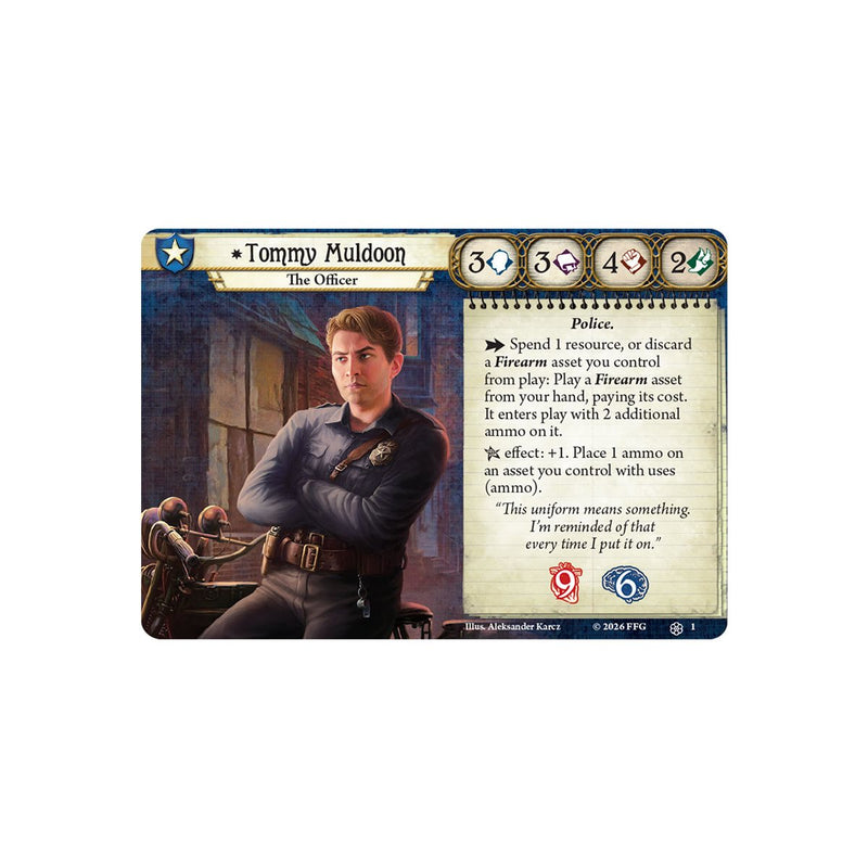 Arkham Horror - Tommy Muldoon - Investigator Deck (EN)