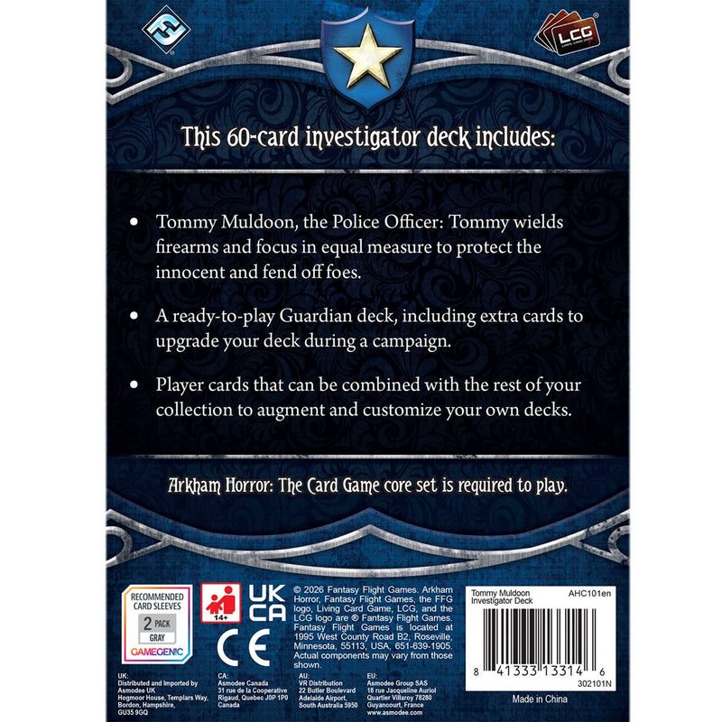 Arkham Horror - Tommy Muldoon - Investigator Deck (EN)