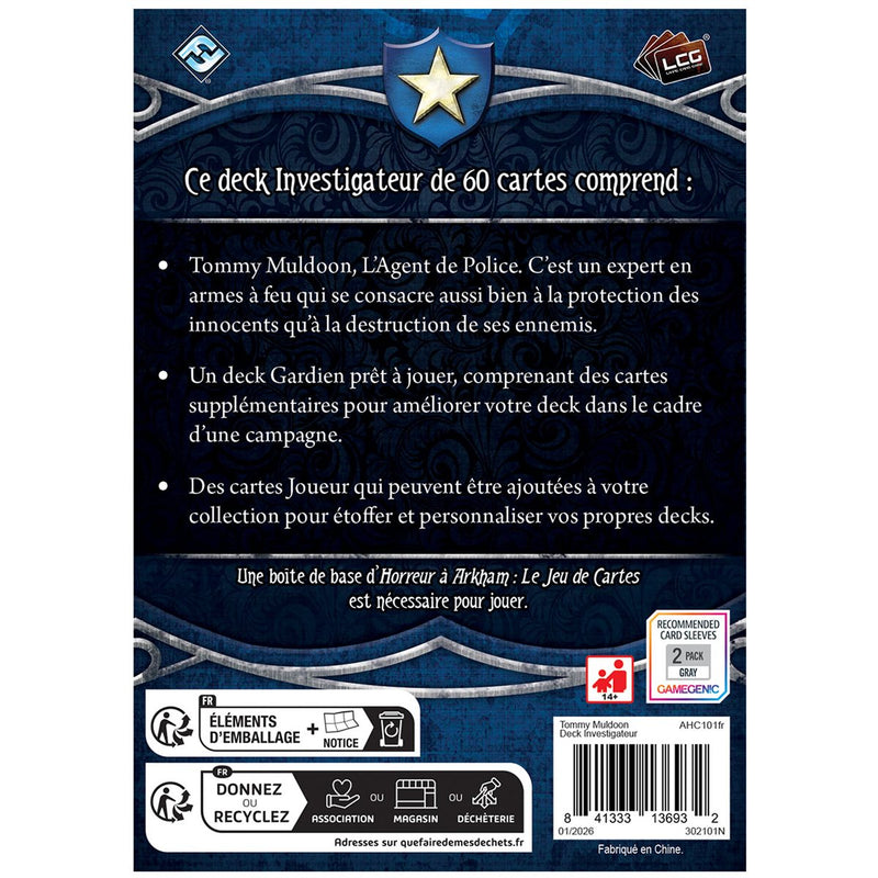 Horreur à Arkham le Jeu de Cartes - Tommy Muldoon - Paquet Investigateur (FR)