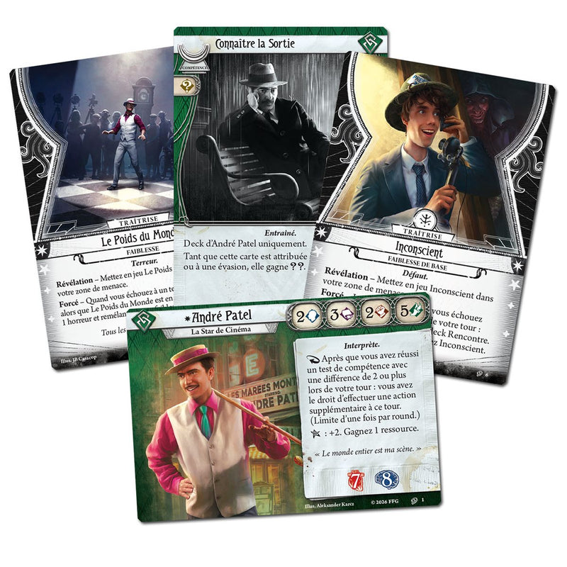 Horreur à Arkham le Jeu de Cartes - Andre Patel - Paquet Investigateur (FR)