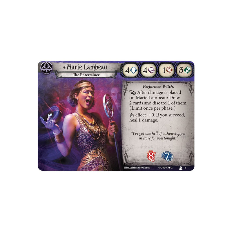 Arkham Horror - Marie Lambeau - Investigator Deck (EN)