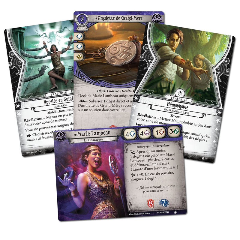 Horreur à Arkham le Jeu de Cartes - Marie Lambeau - Paquet Investigateur (FR)