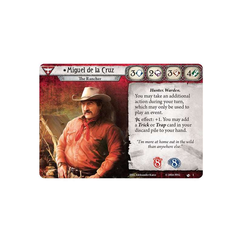Arkham Horror - Miguel de la Cruz - Investigator Deck (EN)