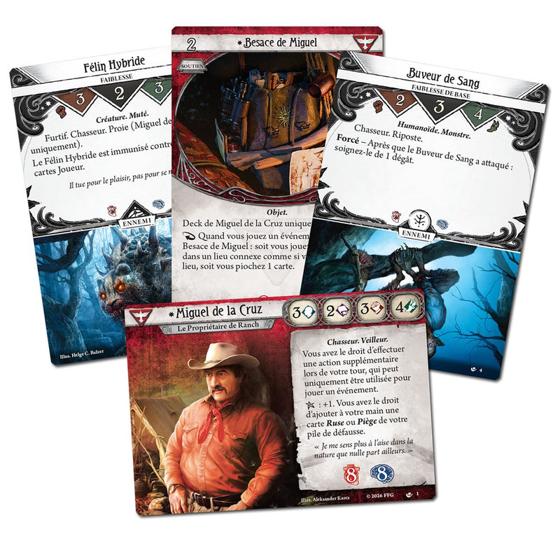 Horreur à Arkham le Jeu de Cartes - Michel de la Cruz - Paquet Investigateur (FR)