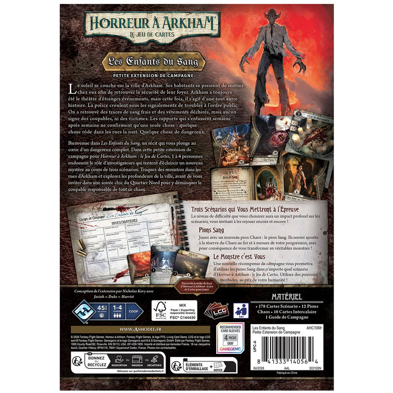 Horreur a Arkham - Les Enfants de Sang - Extension Campagne (FR)