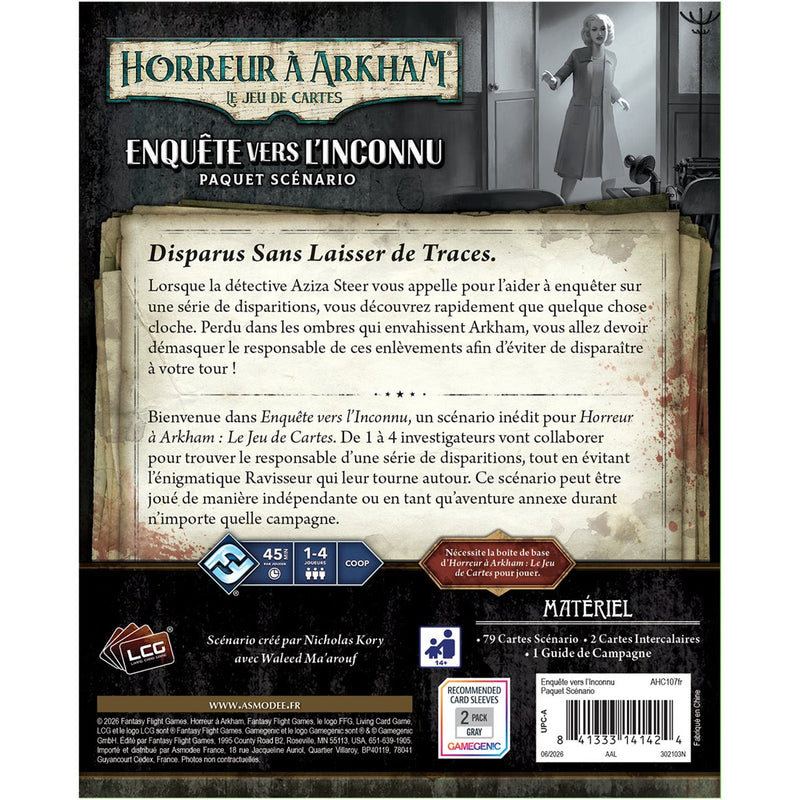 Arkham Horror: Enquête vers l'inconnu  (FR) 