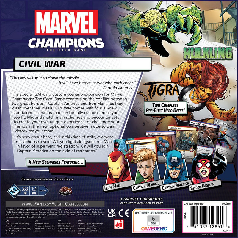 Marvel Champions : Civil War - Expansion (EN)