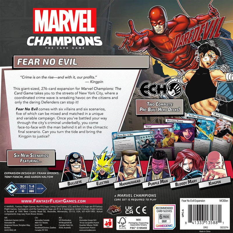 Marvel Champion : Fear No Evil - Expansion (EN)