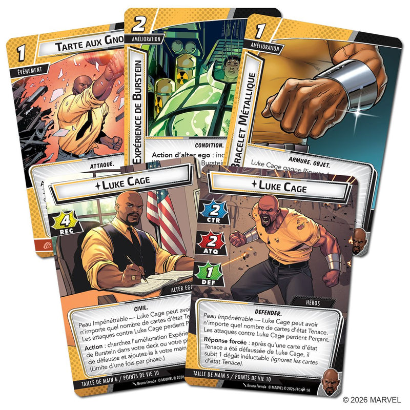 Marvel Champion JCE: Luke Cage - Paquet Heros (FR) ^ 21 Août 2026
