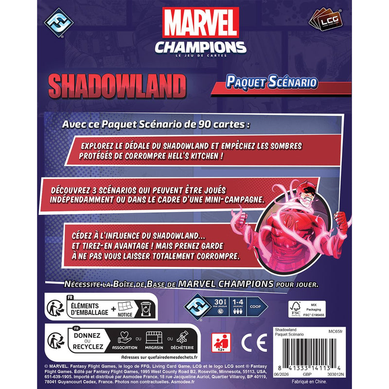 Marvel Champion JCE: Shadowlands - Paquet Scenario (FR) 