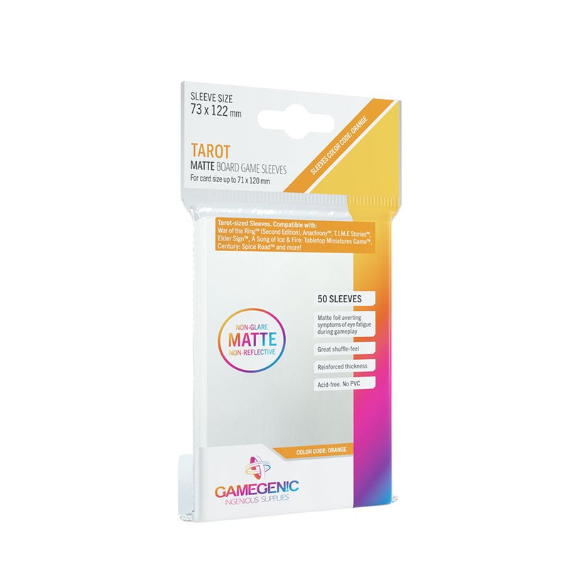 Gamegenic Protecteurs / Sleeves cartes 73 mm X 122 mm Matte Tarot-Sized - Paquet(50)