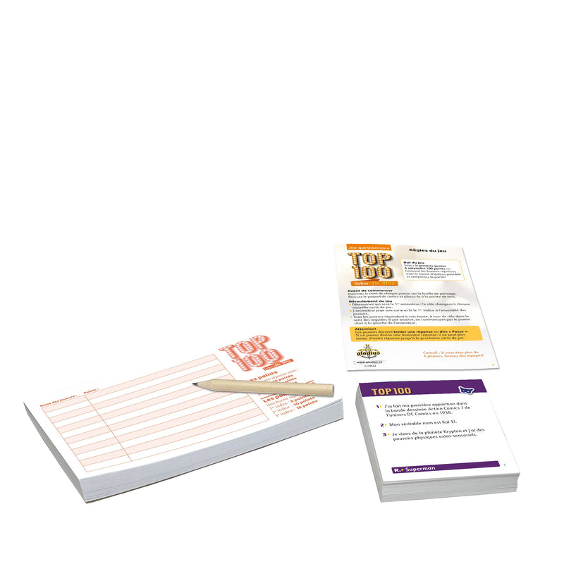 Location - Top 100 des Personnages Fictifs (FR)