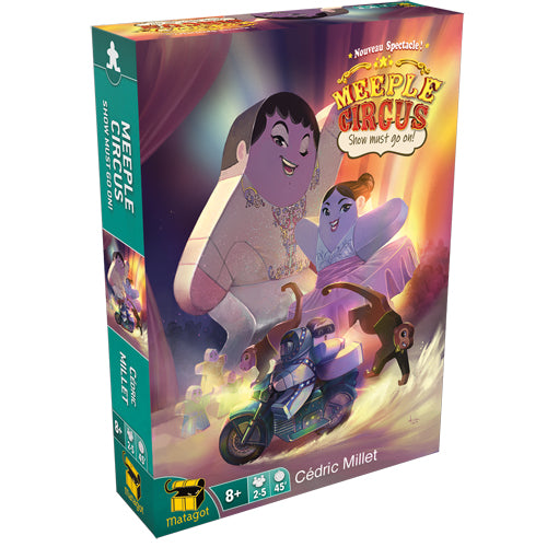 Meeple Circus (inclus Animaux et the Show Must Go On Extension) (FR) jeu usagé