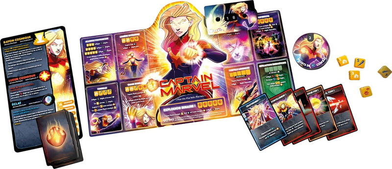 Marvel Dice Throne - Black Widow vs Doctor Strange vs Captain Marvel vs Black Panther (FR)