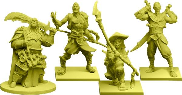 Rum & Bones Kickstarter Edition (EN) jeu usagé (inclus Mazu's Dreadful Curse and Heroes, La Brise Sanguine and Heroes, Bone Devils Heroes, Wellsport Brotherhood Heroes, Mercenary Heroes Expansions)