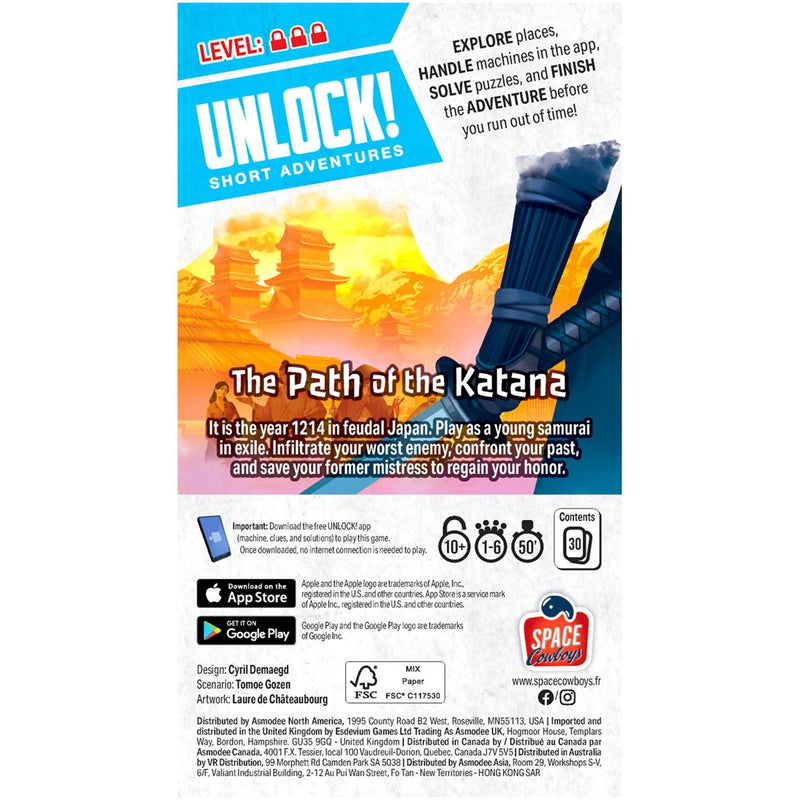 Unlock! - Short Adventures #14 - The Path of the Katana (EN)