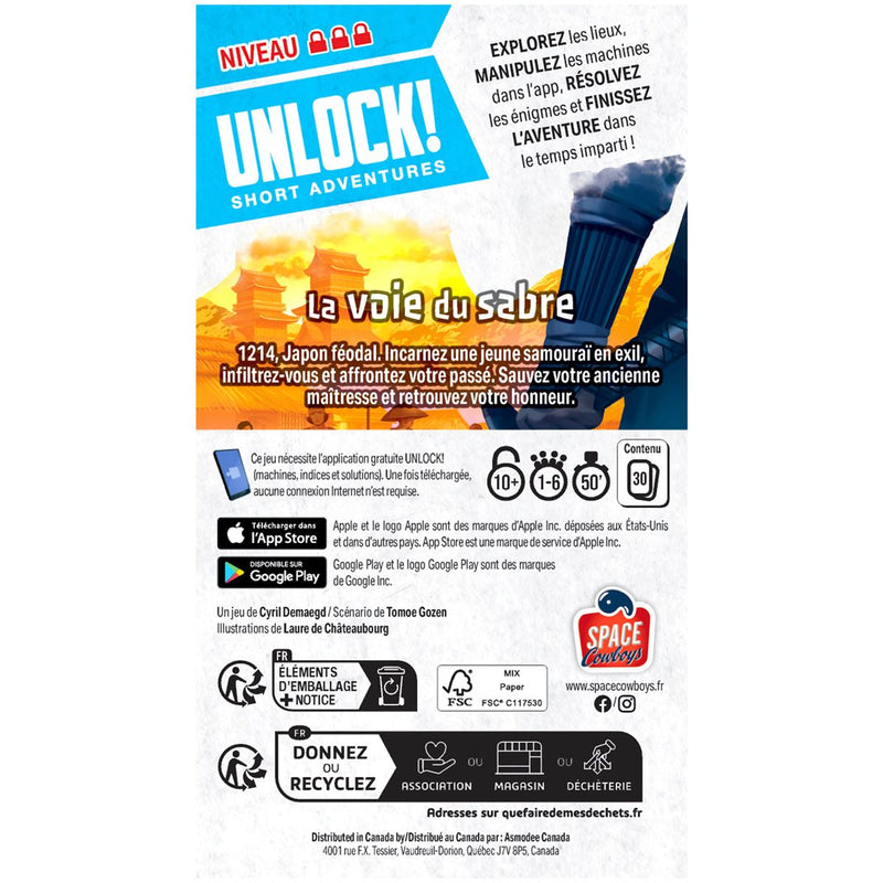 Unlock! - Short Adventures #14 - La Voie du Sabre (FR)