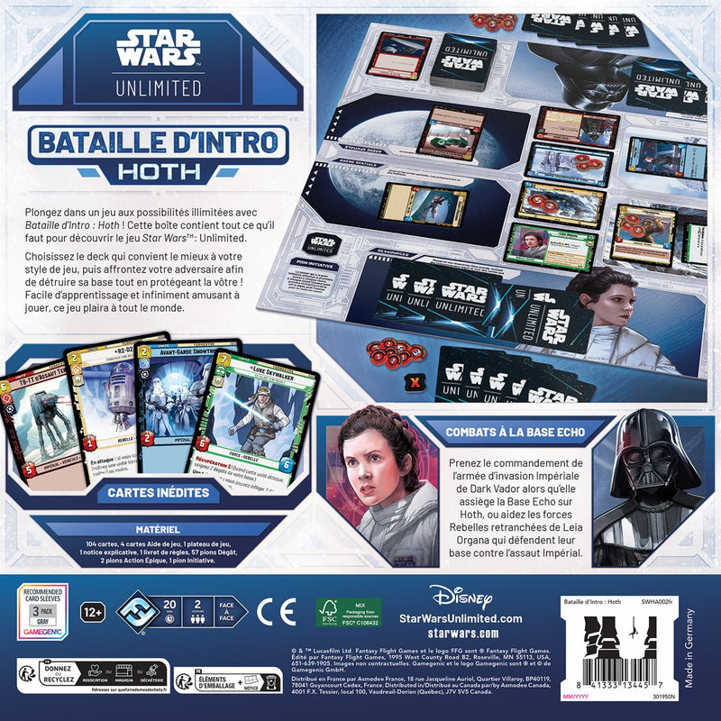 Star Wars: Unlimited - Bataille d'Intro: Hoth (FR)