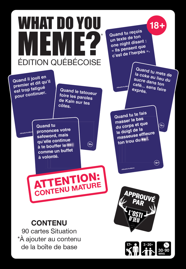 What Do You Meme? : Ext. 18+ - Éd. Québécoise FR
