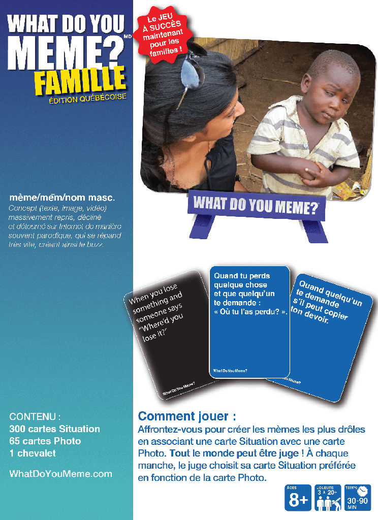 What Do You Meme ? Famille - Édition Québécoise (FR)