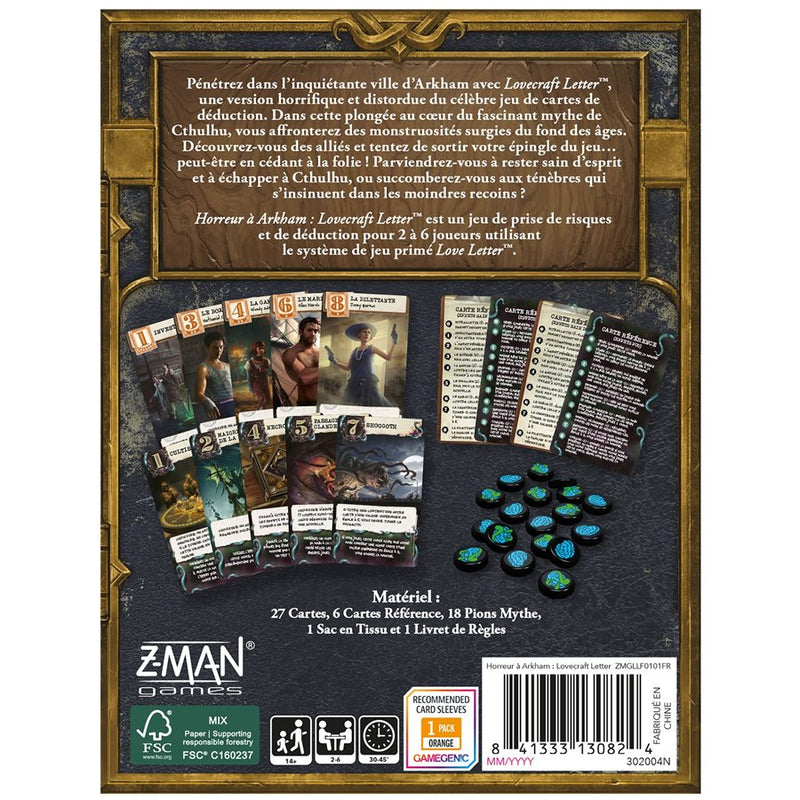 Horreur a Arkham - Lovecraft Letter (FR)