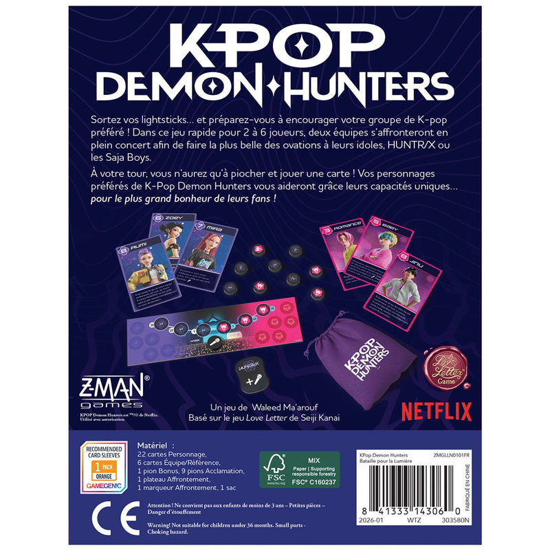 KPop Demon Hunters - Battle for the Spotlight - Un jeu Love Letter (FR) ^ 02 Oct 2026