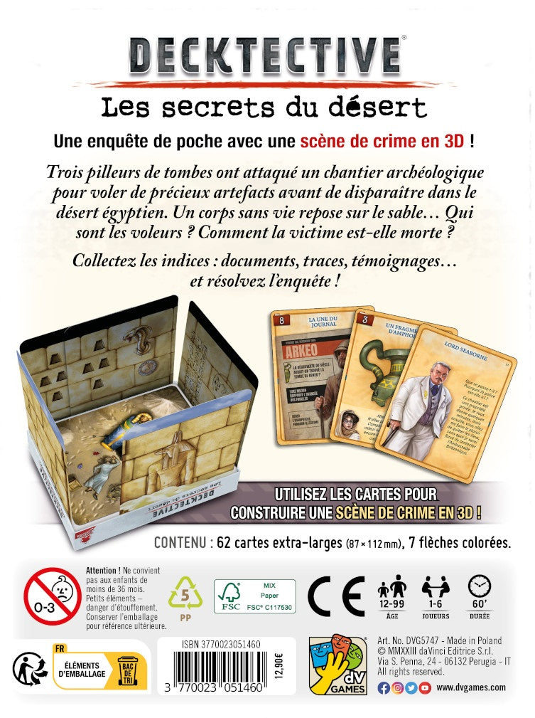 Decktective 6- Les secrets du désert (FR)