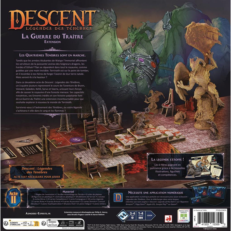 Descent : Légendes des Ténèebres - La Guerre du Traître Extension (FR)