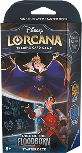 Disney Lorcana Set 2 : Rise of the Floodborn - starter deck (Amber and Sapphire) (EN)