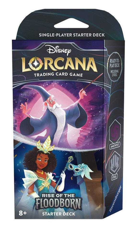 Disney Lorcana Set 2 : Rise of the Floodborn - starter deck (Amethyst and Steel) (EN)