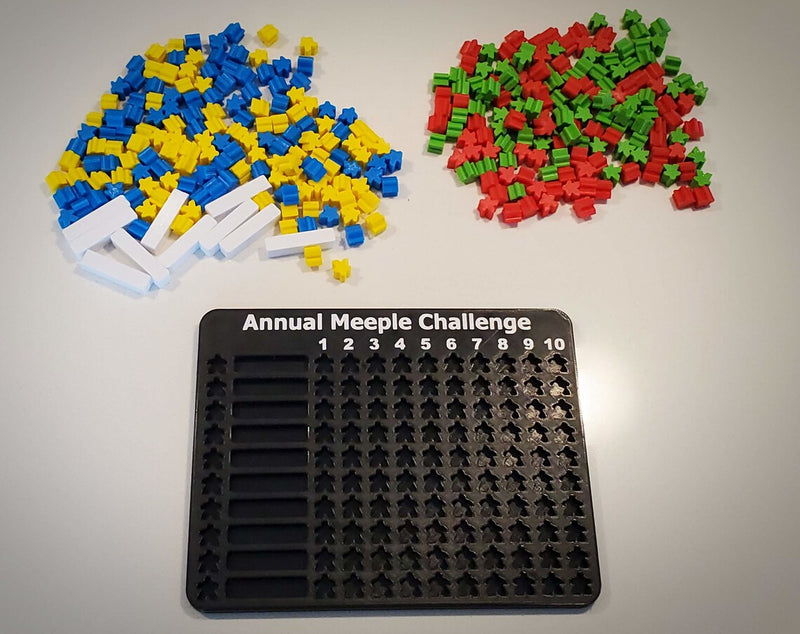 Défi Meeple / Meeple Challenge  - 10 x 10