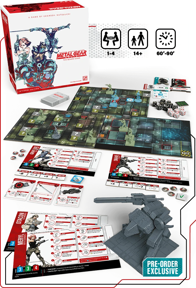 Metal Gerar Solid - Board Games (EN)