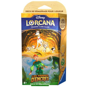 Disney Lorcana : Les Terres d'Encres - deck de démarrage (Ambre et Emeraude) set 3 (FR)