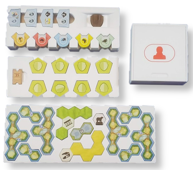 Ark Nova - ensemble de jeu 3D compatible avec extension